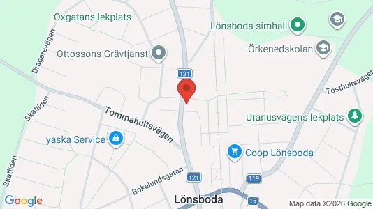 Apartments for rent i Osby - kort over placeringen