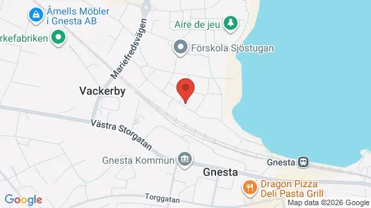 Apartments for rent i Gnesta - kort over placeringen