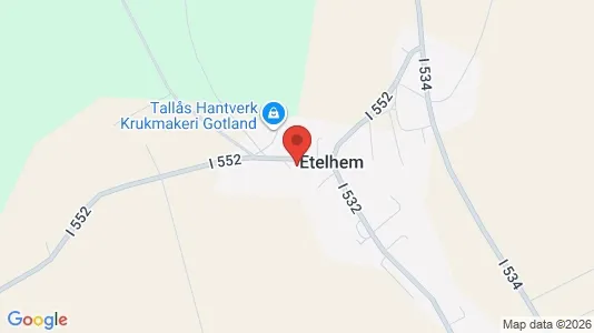 Apartments for rent i Gotland - kort over placeringen