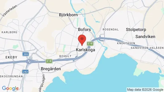 Apartments for rent i Karlskoga - kort over placeringen
