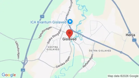 Apartments for rent in Gislaved - Photo from Google Street View