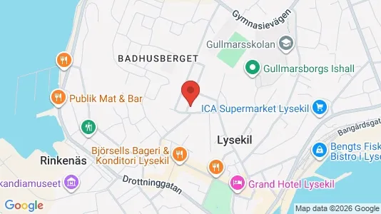 Apartments for rent i Lysekil - kort over placeringen