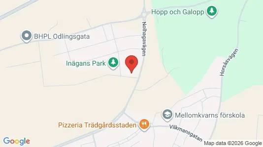 Apartments for rent i Skövde - kort over placeringen