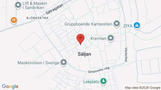Apartments for rent i Sandviken - kort over placeringen