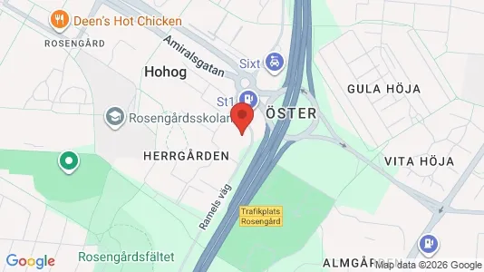 Apartments for rent i Rosengård - kort over placeringen