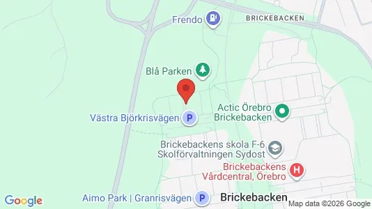 Apartments for rent i Örebro - kort over placeringen