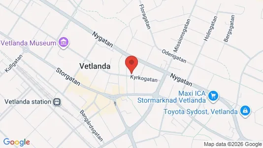 Apartments for rent in Vetlanda - Photo from Google Street View