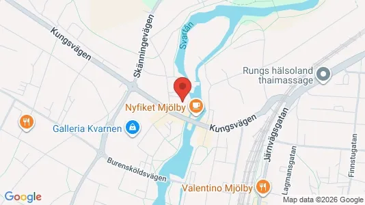 Apartments for rent i Mjölby - kort over placeringen