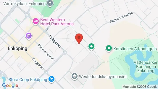 Apartments for rent i Enköping - kort over placeringen