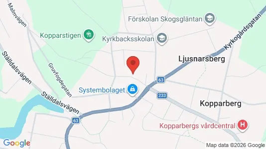 Apartments for rent i Ljusnarsberg - kort over placeringen