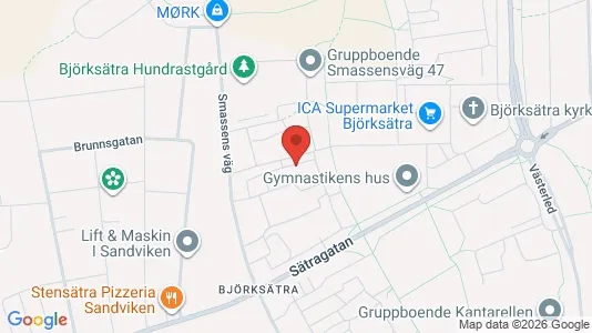 Apartments for rent i Sandviken - kort over placeringen