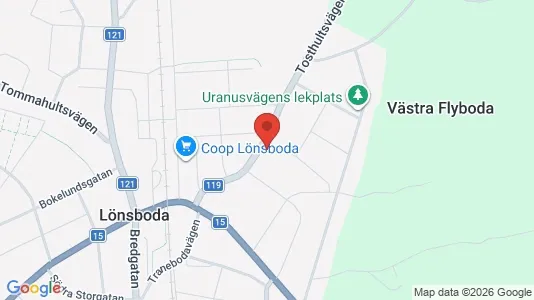 Apartments for rent i Osby - kort over placeringen