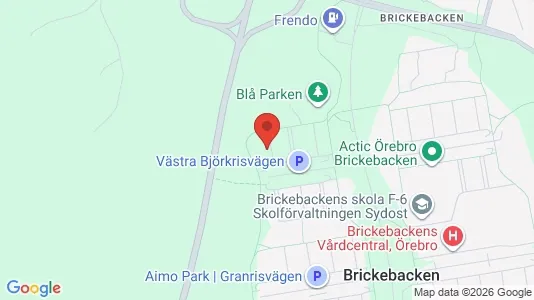 Apartments for rent i Örebro - kort over placeringen