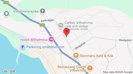 Apartments for rent i Vilhelmina - kort over placeringen