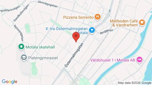 Apartments for rent i Motala - kort over placeringen