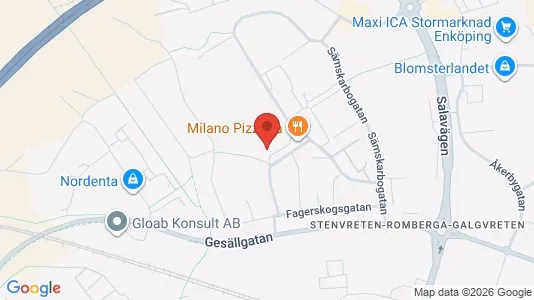 Apartments for rent i Enköping - kort over placeringen