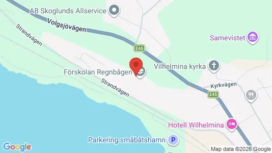 Apartments for rent i Vilhelmina - kort over placeringen