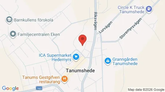 Apartments for rent i Tanum - kort over placeringen