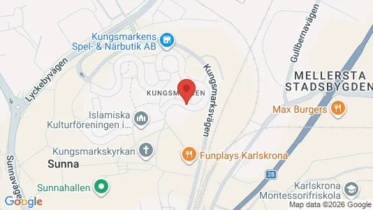 Apartments for rent i Karlskrona - kort over placeringen