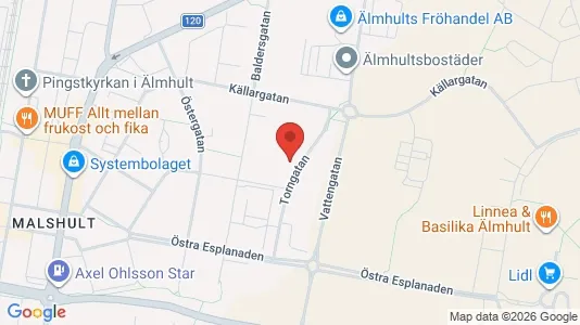 Apartments for rent in Älmhult - Photo from Google Street View