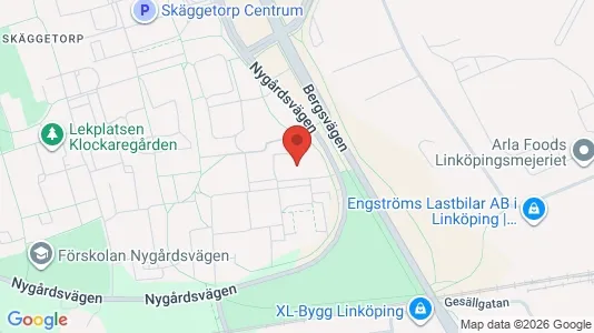 Apartments for rent i Linköping - kort over placeringen