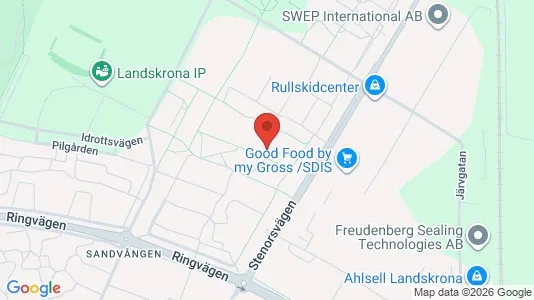 Apartments for rent i Landskrona - kort over placeringen