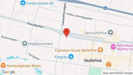Apartments for rent in Skellefteå - Photo from Google Street View
