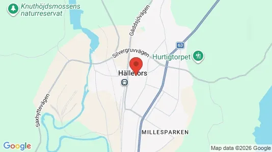 Houses for rent i Hällefors - kort over placeringen