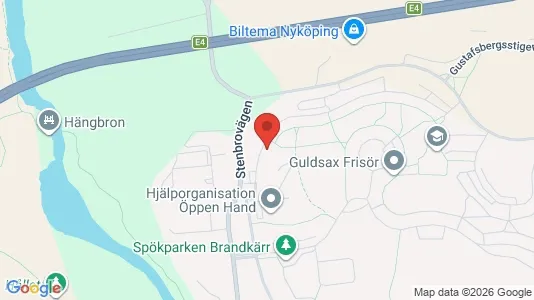 Apartments for rent i Nyköping - kort over placeringen