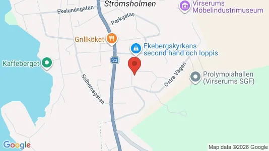 Apartments for rent i Hultsfred - kort over placeringen