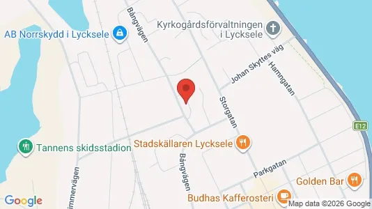 Apartments for rent i Lycksele - kort over placeringen