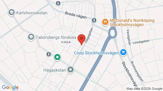 Apartments for rent i Norrköping - kort over placeringen