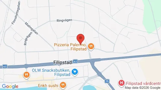 Apartments for rent i Filipstad - kort over placeringen