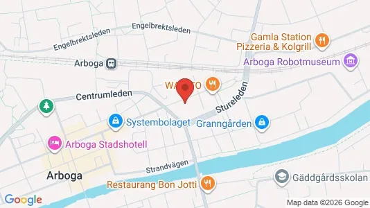 Apartments for rent i Arboga - kort over placeringen
