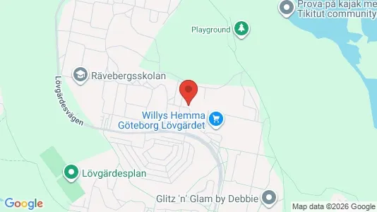 Apartments for rent i Angered - kort over placeringen
