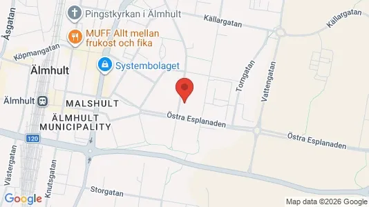 Apartments for rent in Älmhult - Photo from Google Street View