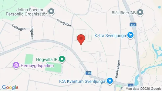Apartments for rent i Svenljunga - kort over placeringen