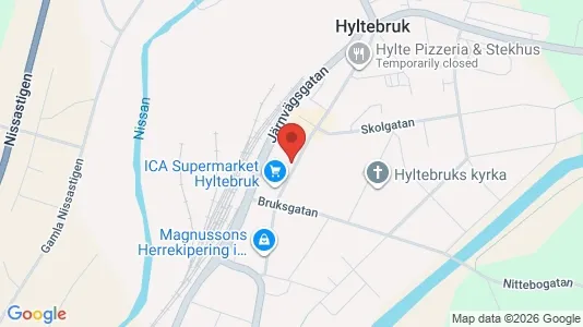 Apartments for rent i Hylte - kort over placeringen
