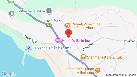 Apartments for rent i Vilhelmina - kort over placeringen