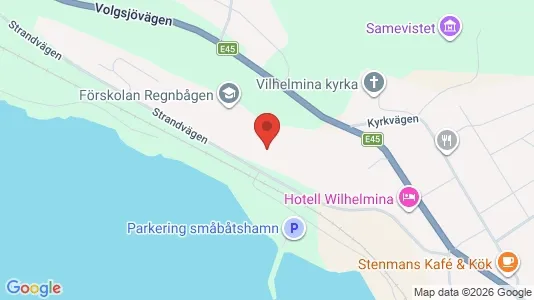 Apartments for rent i Vilhelmina - kort over placeringen