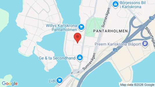 Apartments for rent in Karlskrona - Photo from Google Street View