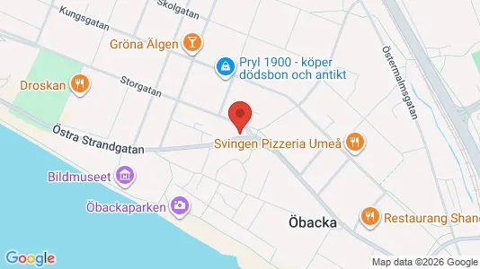 Apartments for rent i Umeå - kort over placeringen