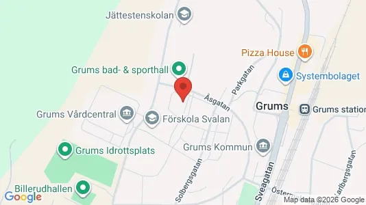 Apartments for rent i Grums - kort over placeringen
