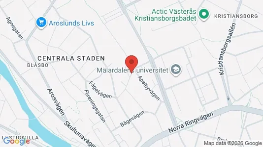 Apartments for rent i Västerås - kort over placeringen
