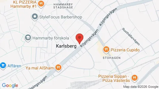 Apartments for rent i Västerås - kort over placeringen