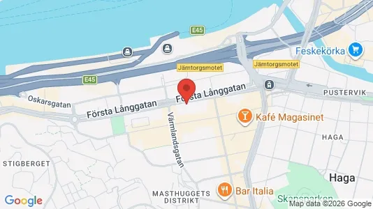 Apartments for rent i Gothenburg City Centre - kort over placeringen