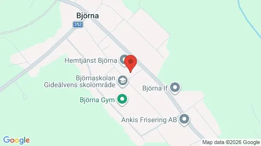 Apartments for rent i Örnsköldsvik - kort over placeringen
