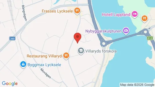 Apartments for rent i Lycksele - kort over placeringen