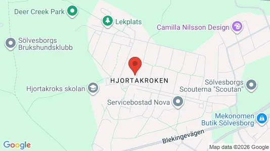 Apartments for rent i Sölvesborg - kort over placeringen