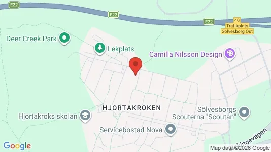 Apartments for rent i Sölvesborg - kort over placeringen